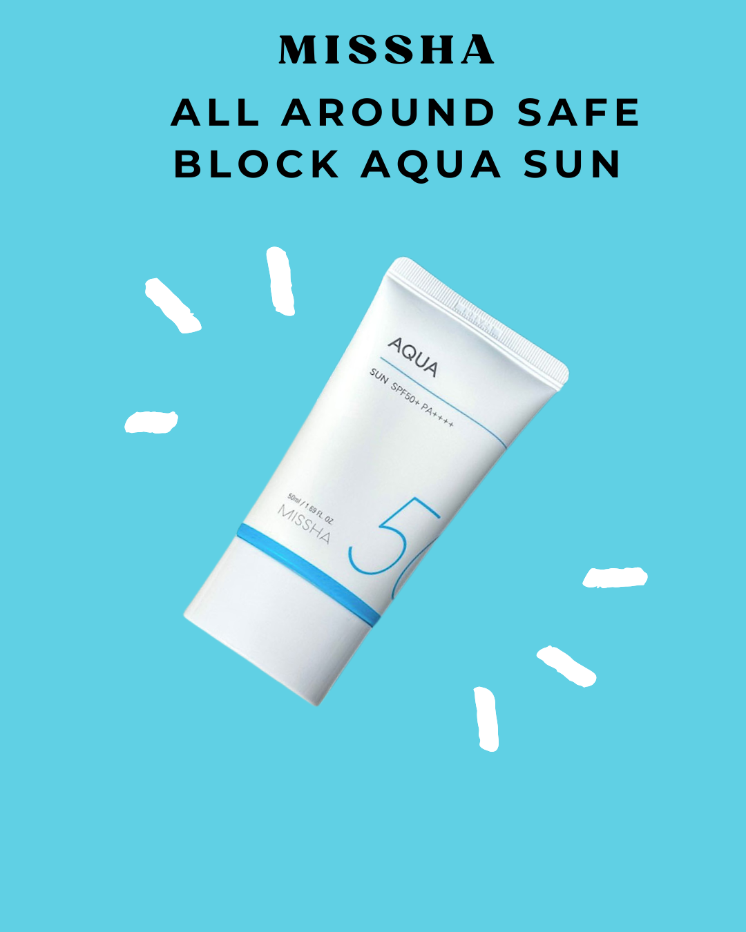 MISSHA  All Around Safe Block Aqua Sun Gel SPF50+ PA++++