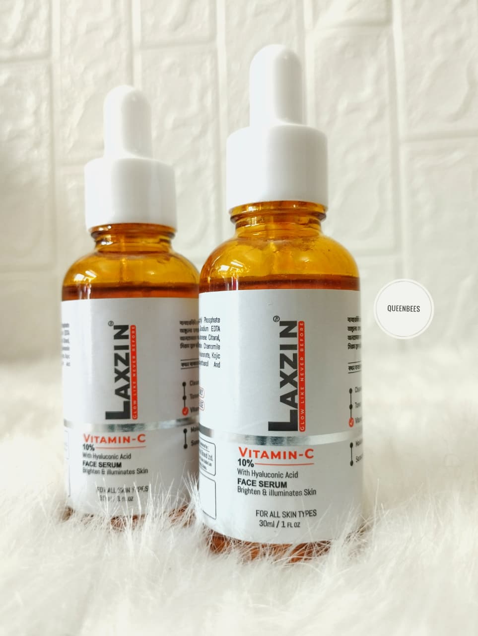 Laxzin Vitamin C 10% Hyaluconic Acid Face Serum 30ml
