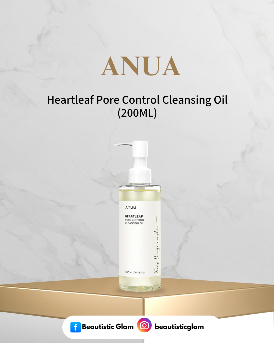 Anua Heartleaf Pore Control Cleansing Oil