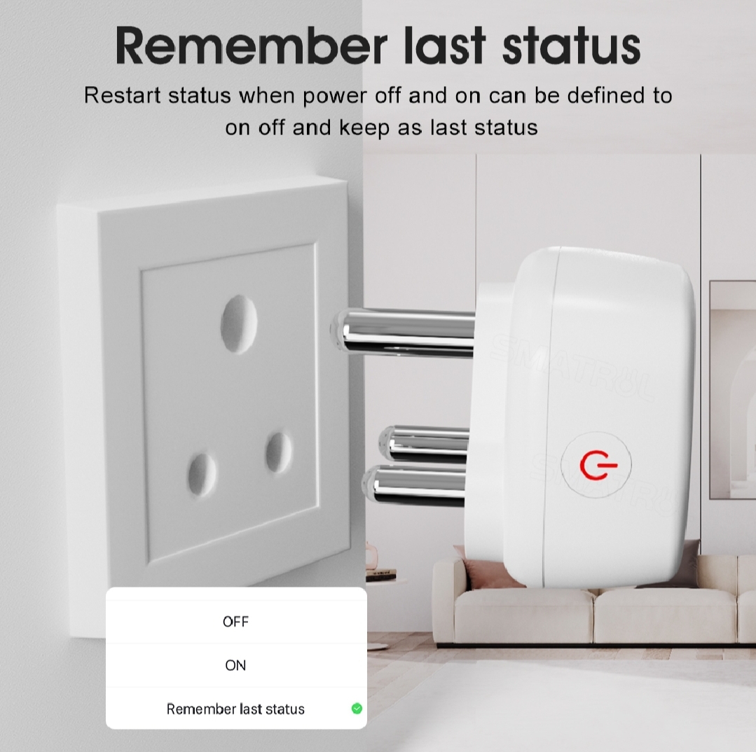 WiFi Smart Socket - 16A air conditioner 3 pin plug with power monitor-voice, timing -for Tuya, Google Home, Alexa_img_4