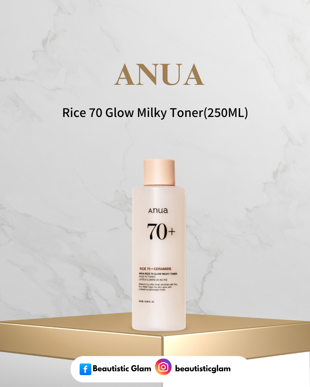 Anua Rice 70 Glow Milky Toner(250ML)