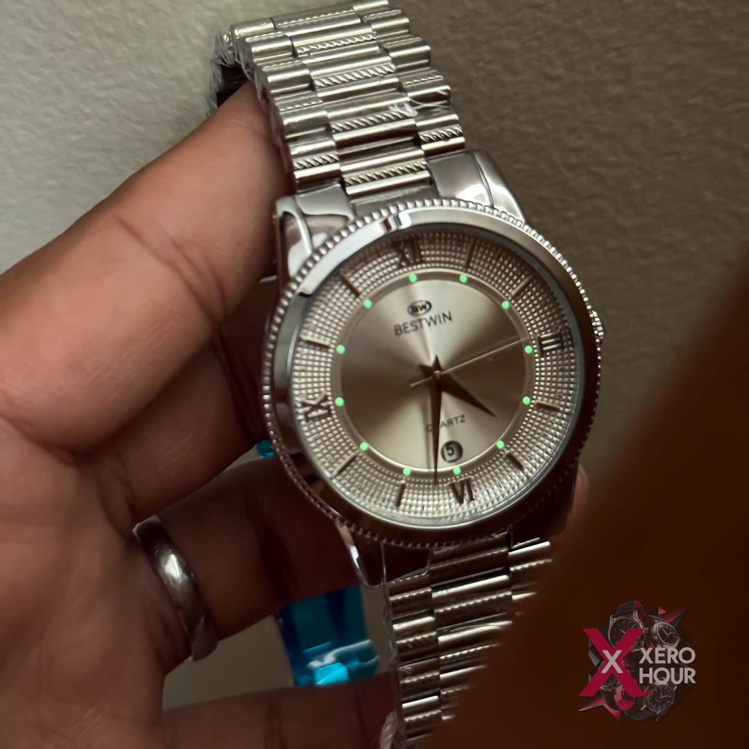 Bestwin BW232 || Formal Watch || Single Tone | Full White_img_4