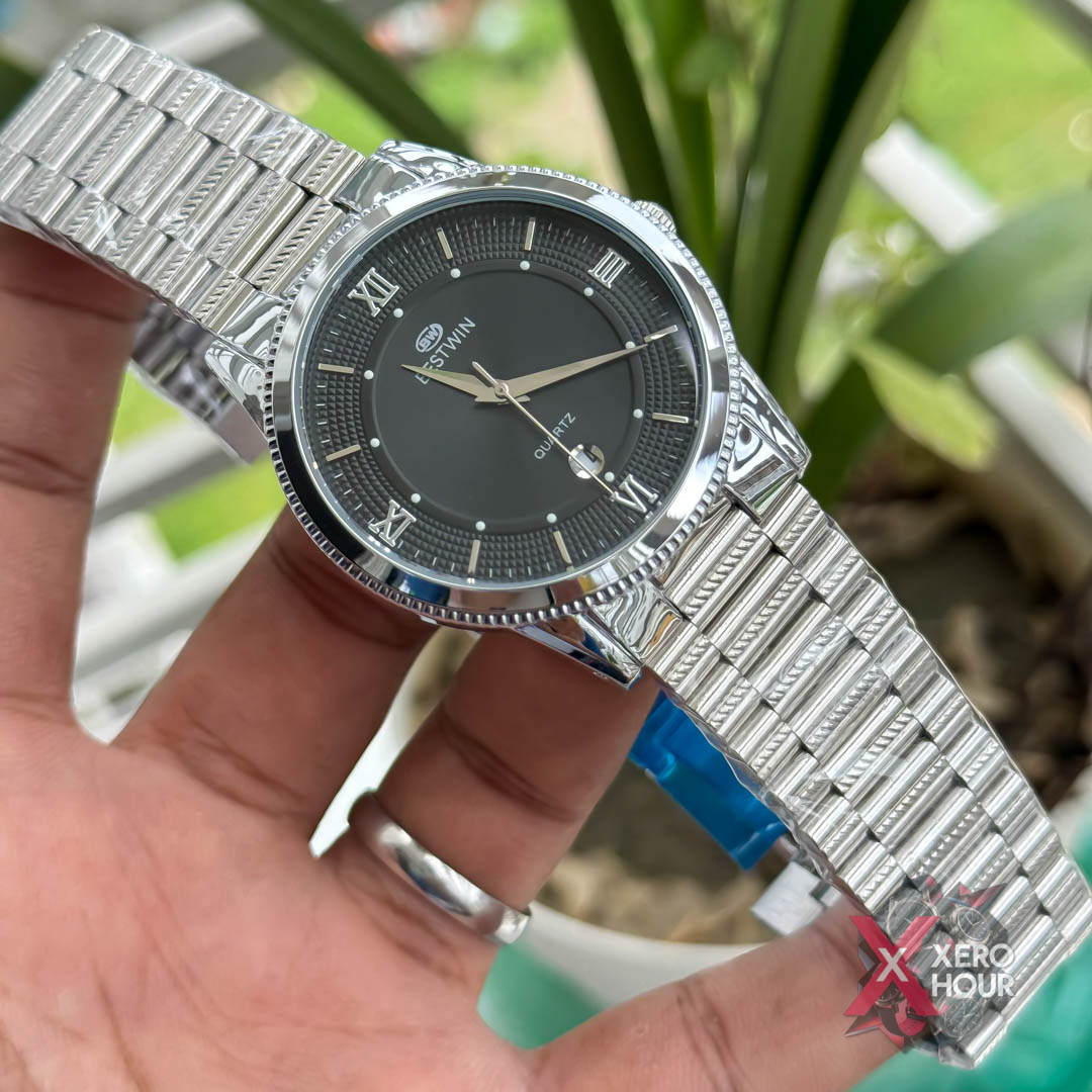 Bestwin BW232 || Formal Watch || Single Tone Black dial