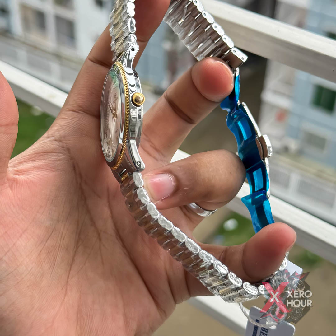 Bestwin BW232 || Formal Watch || Dual Tone White Dial_img_2