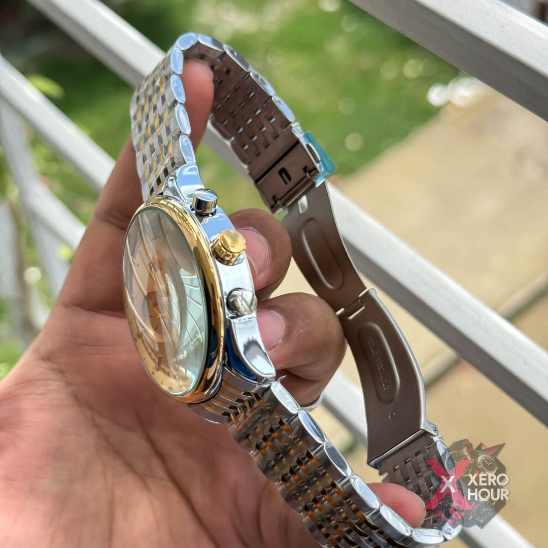 Hugo Boss Chronograph | Dual Tone Sunflower Gold Tone with watch dial_img_4