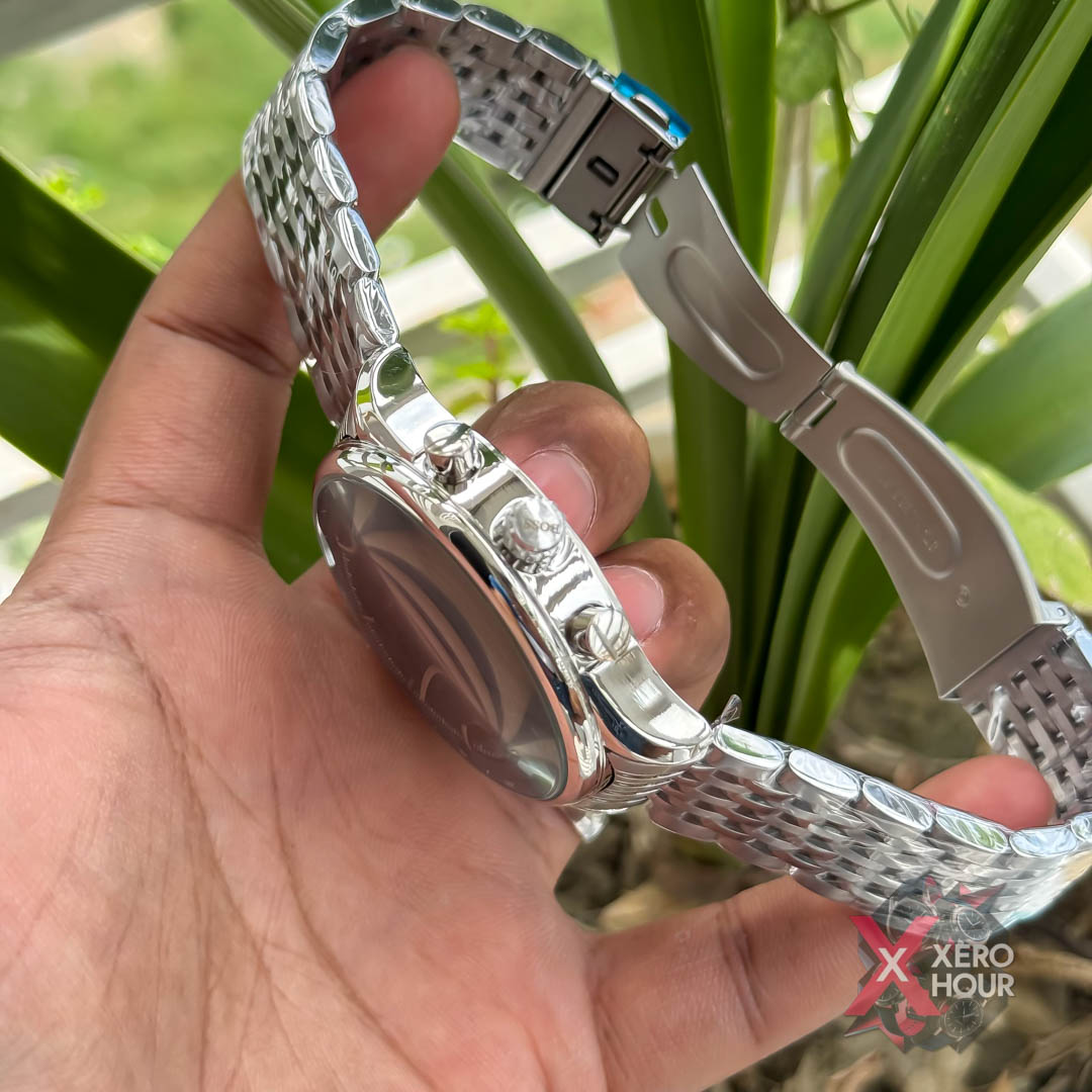 Hugo Boss Chronograph |Single Tone Blue dial_img_4