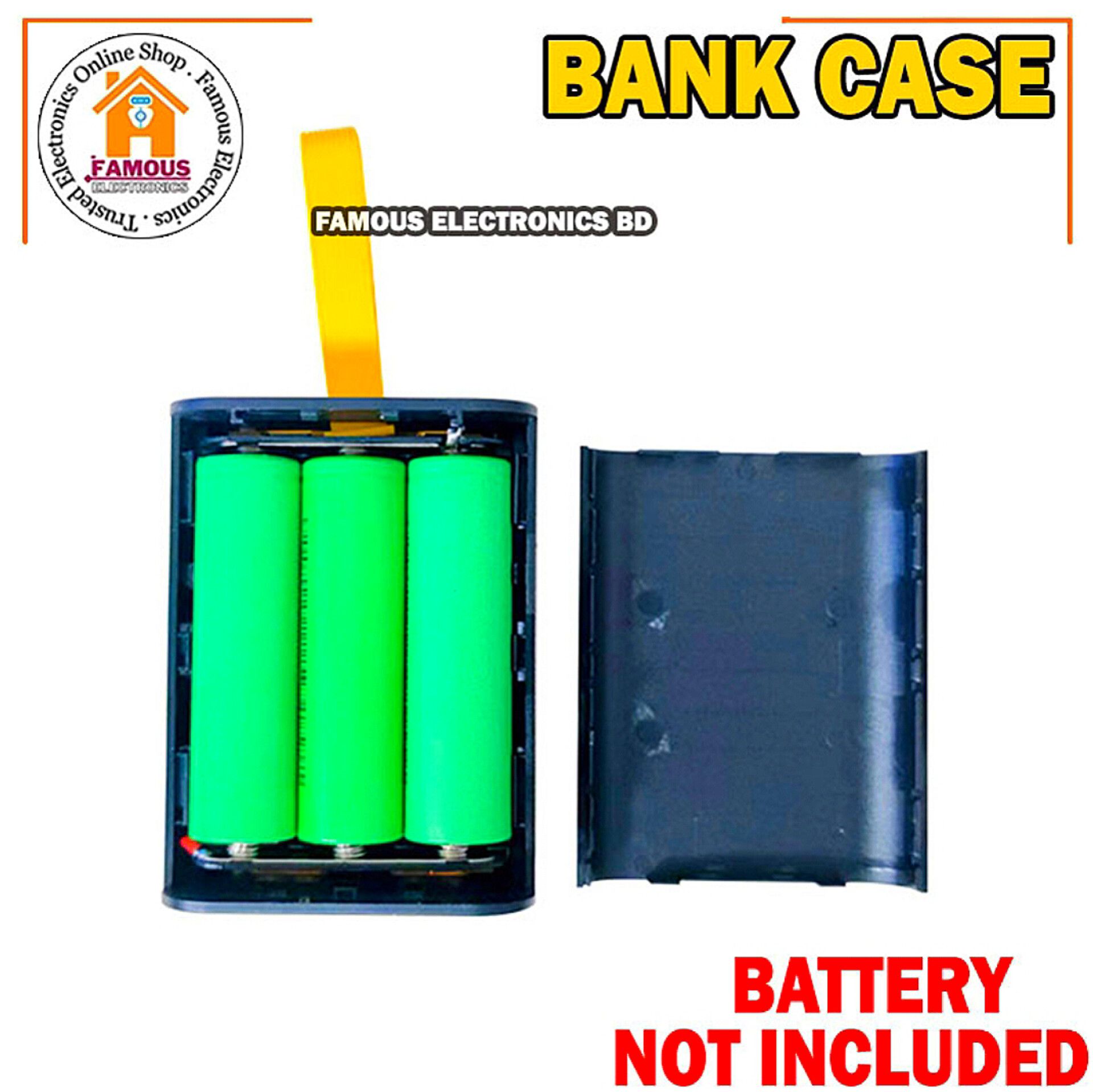 18650 Battery Charger Case Cool DIY Power Bank Box Fast Charging Case With Night Light Charging Power Bank Case_img_6
