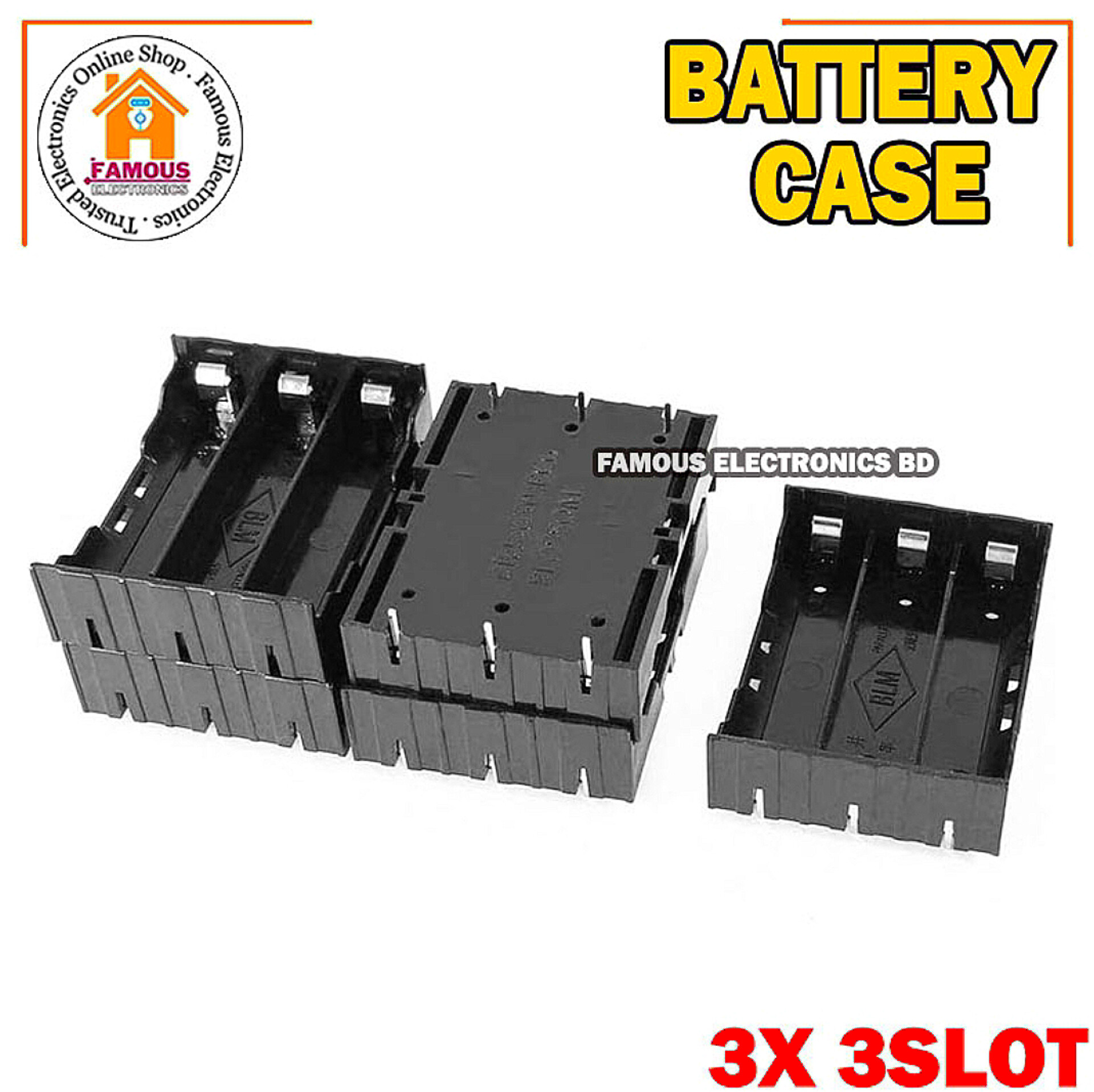18650 Battery Case Holder Bracket Storage Holder 3X Slot for 3 Cell_img_6