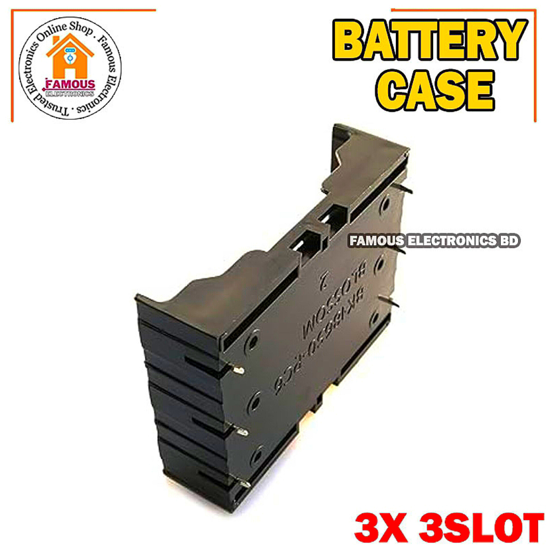 18650 Battery Case Holder Bracket Storage Holder 3X Slot for 3 Cell_img_5
