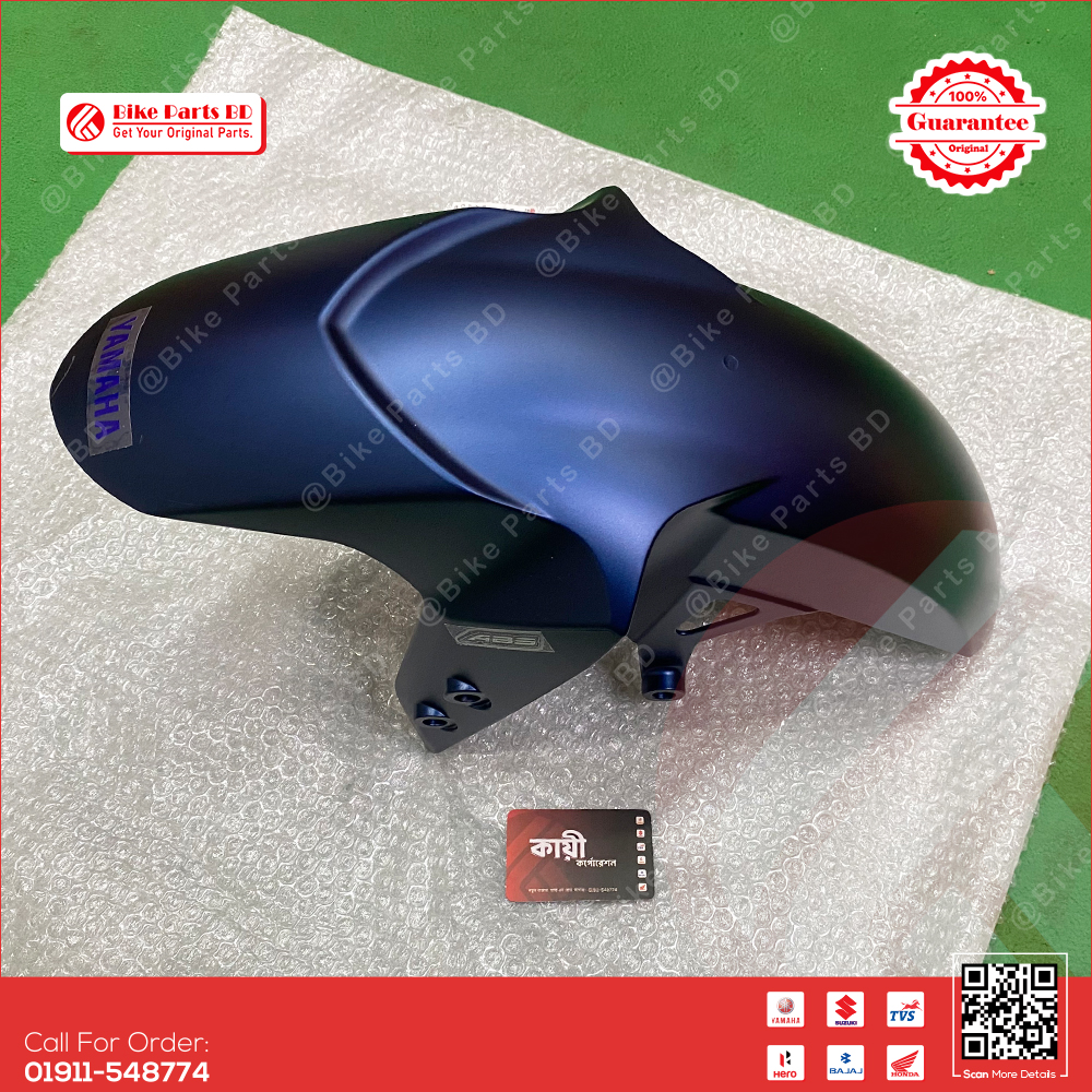Mudguard (Mat Blue) for Yamaha R15 V4 (Racing Blue) Bike._img_0