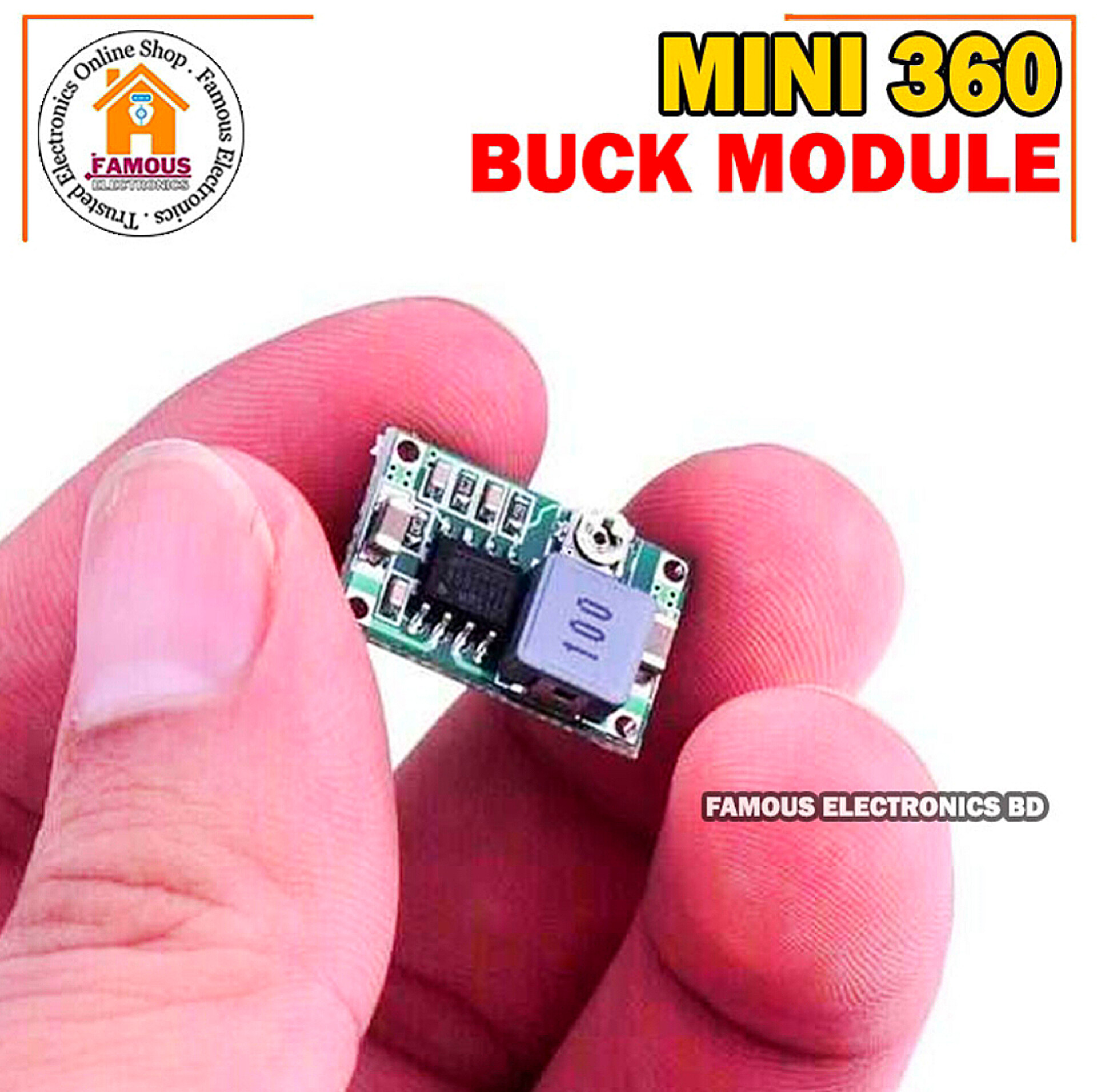 Mini 360 Buck Converter Mini 360 DC DC Step Down Module Adjustable Module 4.75V-23V To 1V-17V 1.8A Power Supply Buck Adapters Module_img_6
