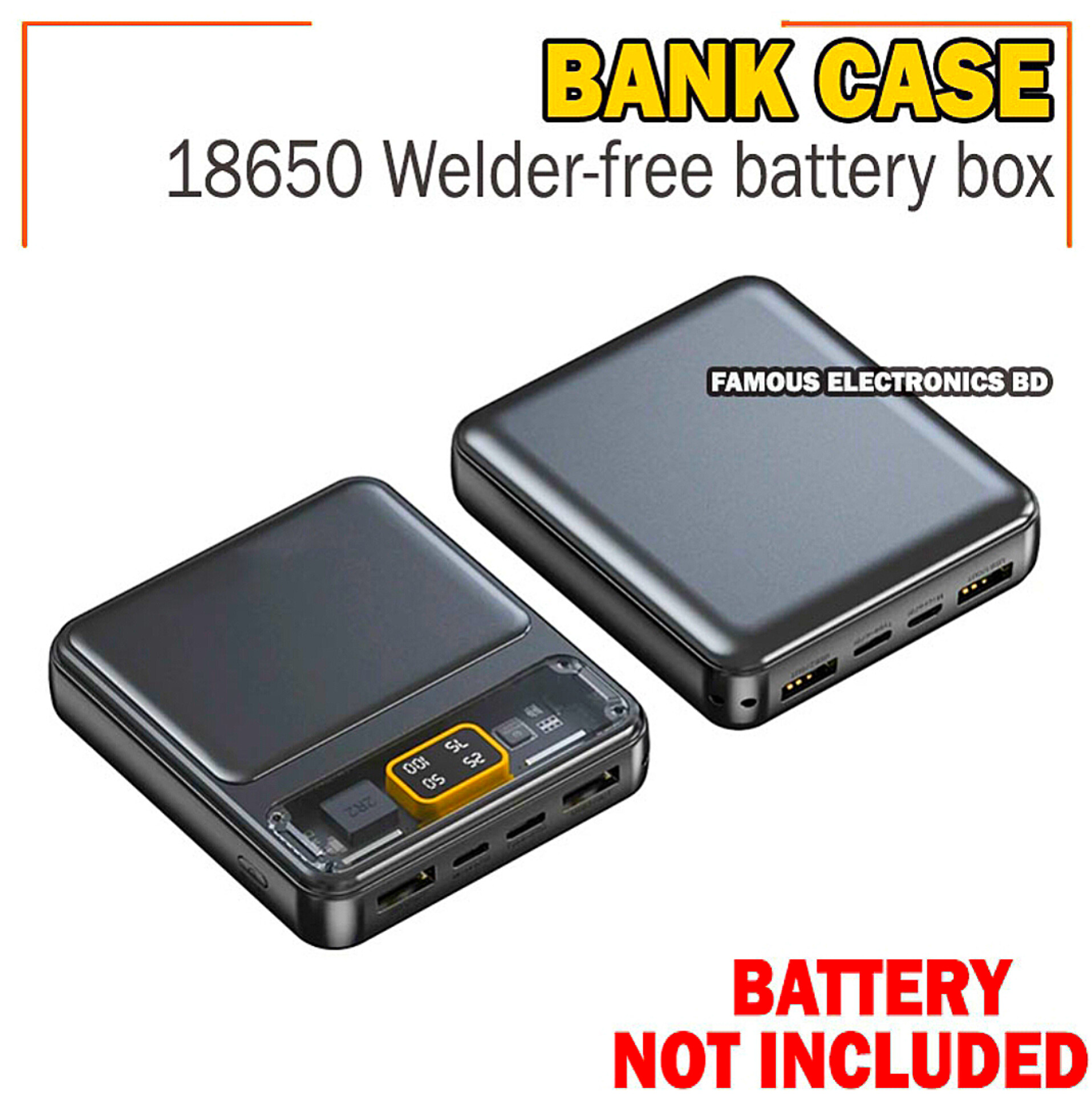 3*18650 Battery Holder Dual USB Power Bank Battery Box Mobile Phone Charger DIY Shell Case Charging Storage Case For SmartPhones_img_7