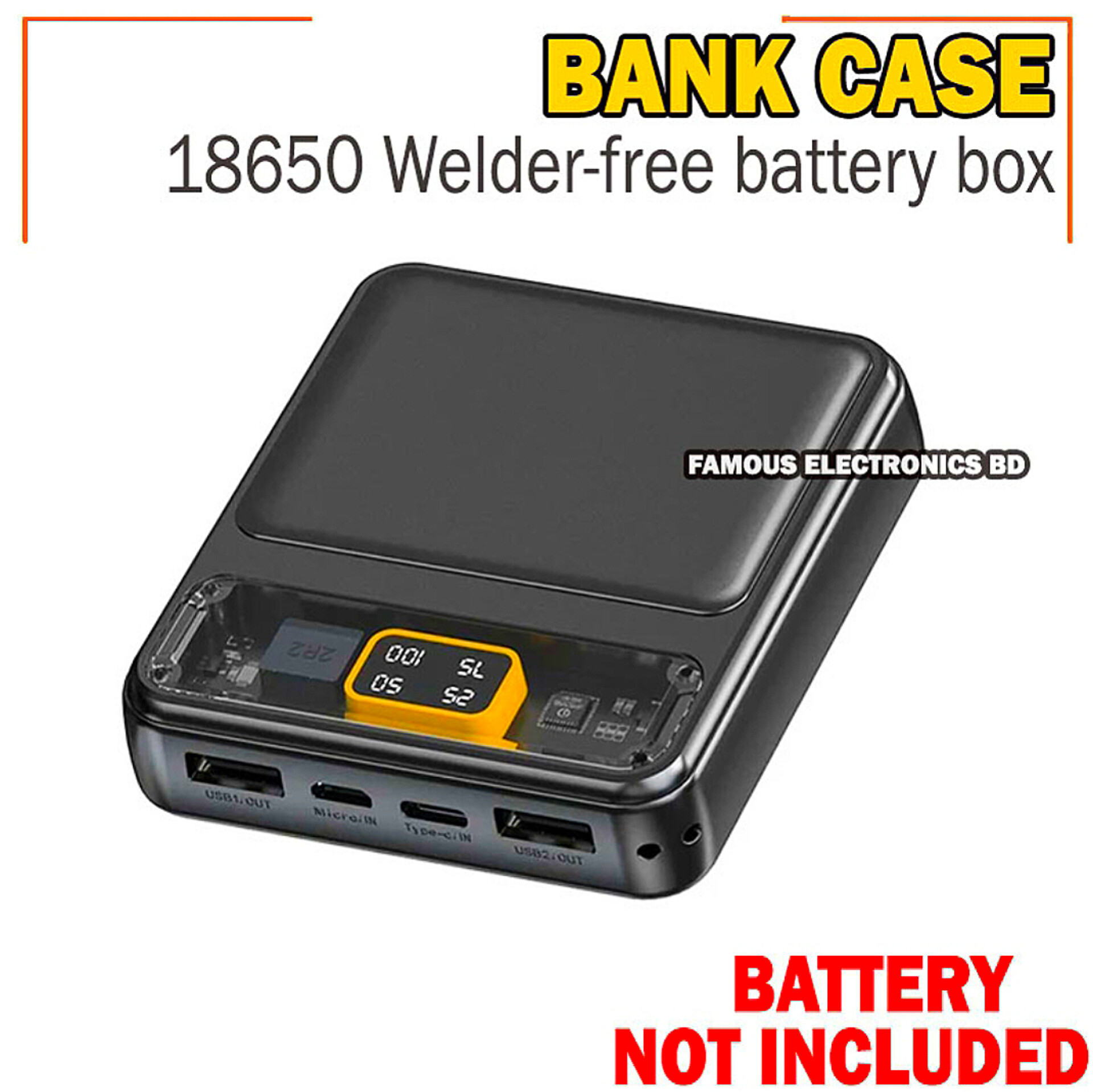 3*18650 Battery Holder Dual USB Power Bank Battery Box Mobile Phone Charger DIY Shell Case Charging Storage Case For SmartPhones_img_6