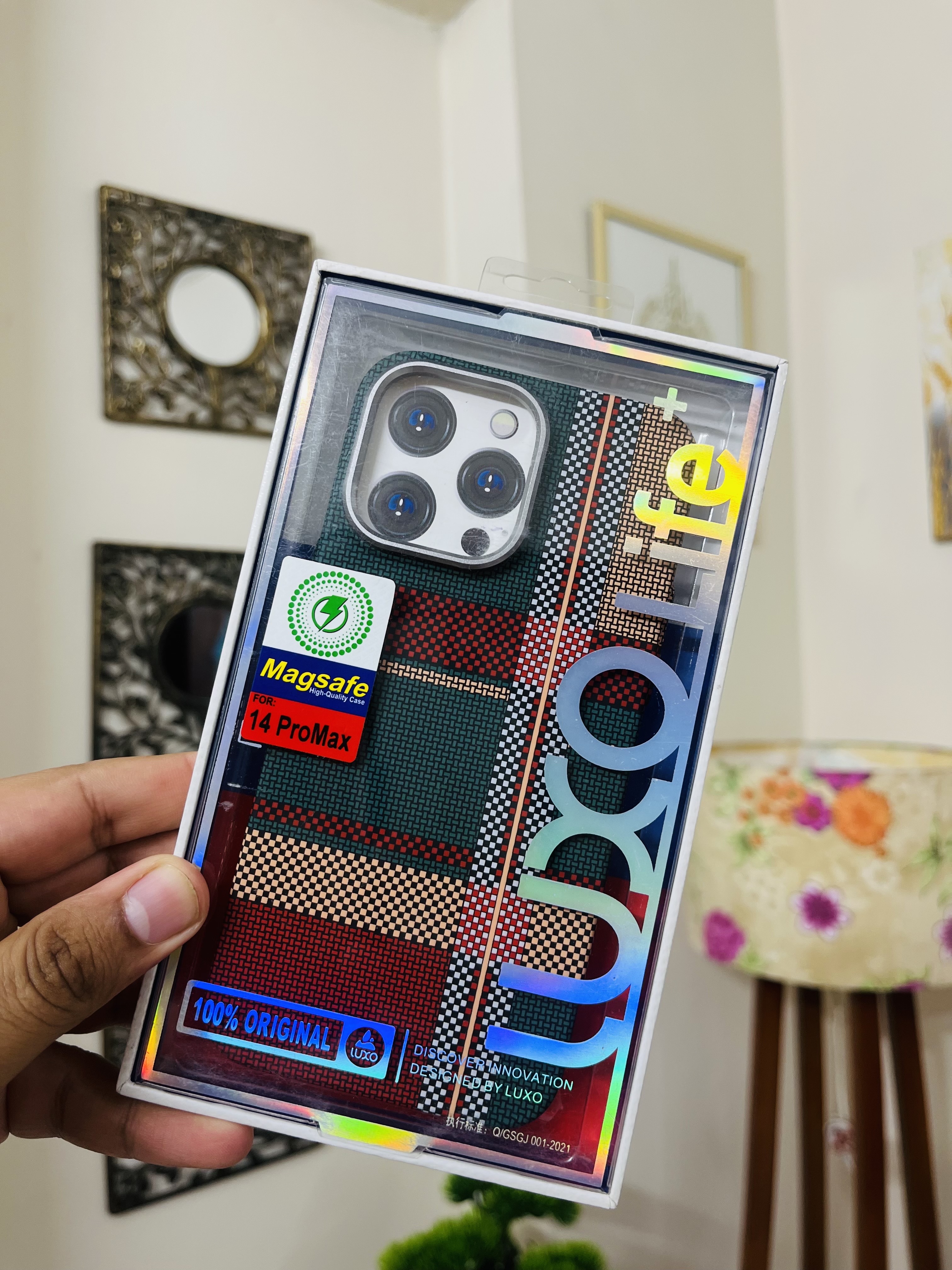 iPhone 14 Pro Max Luxolife Brand Original Redium Back Case