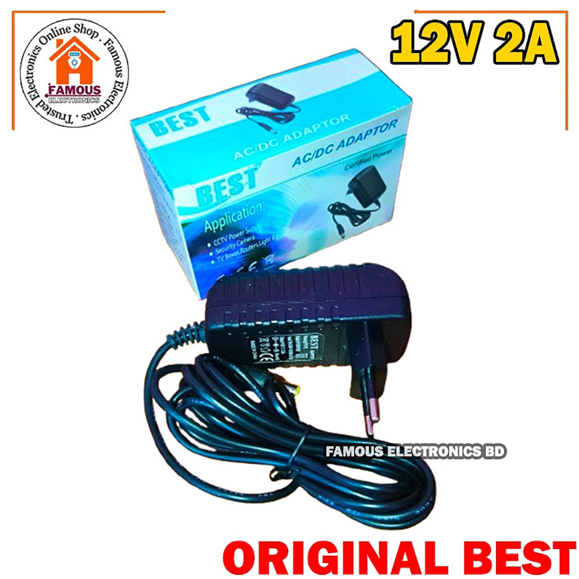 12V 2A 24Watt Original BEST AC/DC Adaptor_img_4