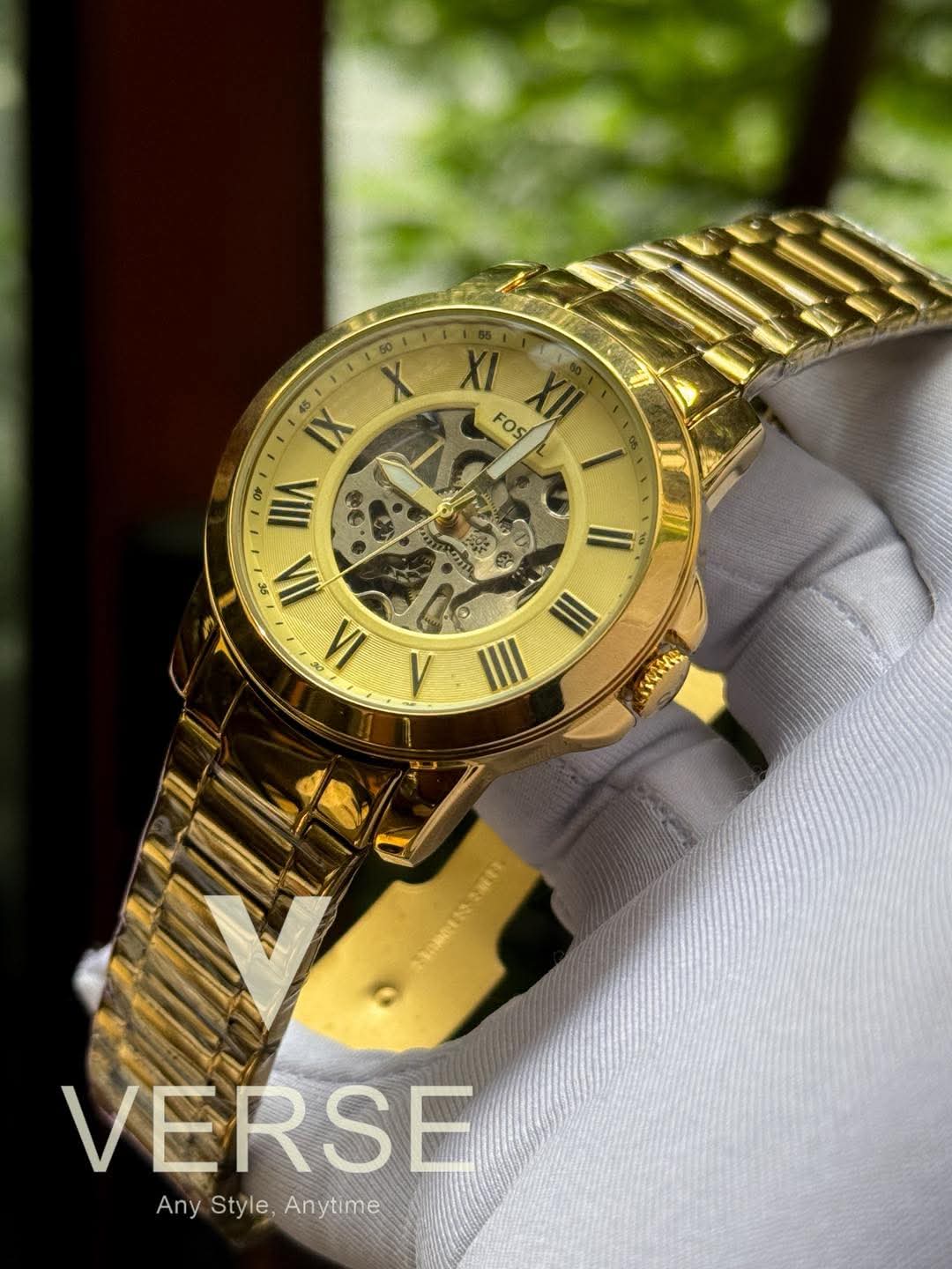 Fossil Auto Golden