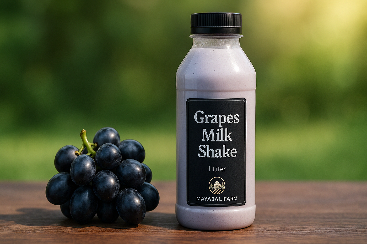 Fresh Black Grapes Milk Shake – 1 Litre_img_1