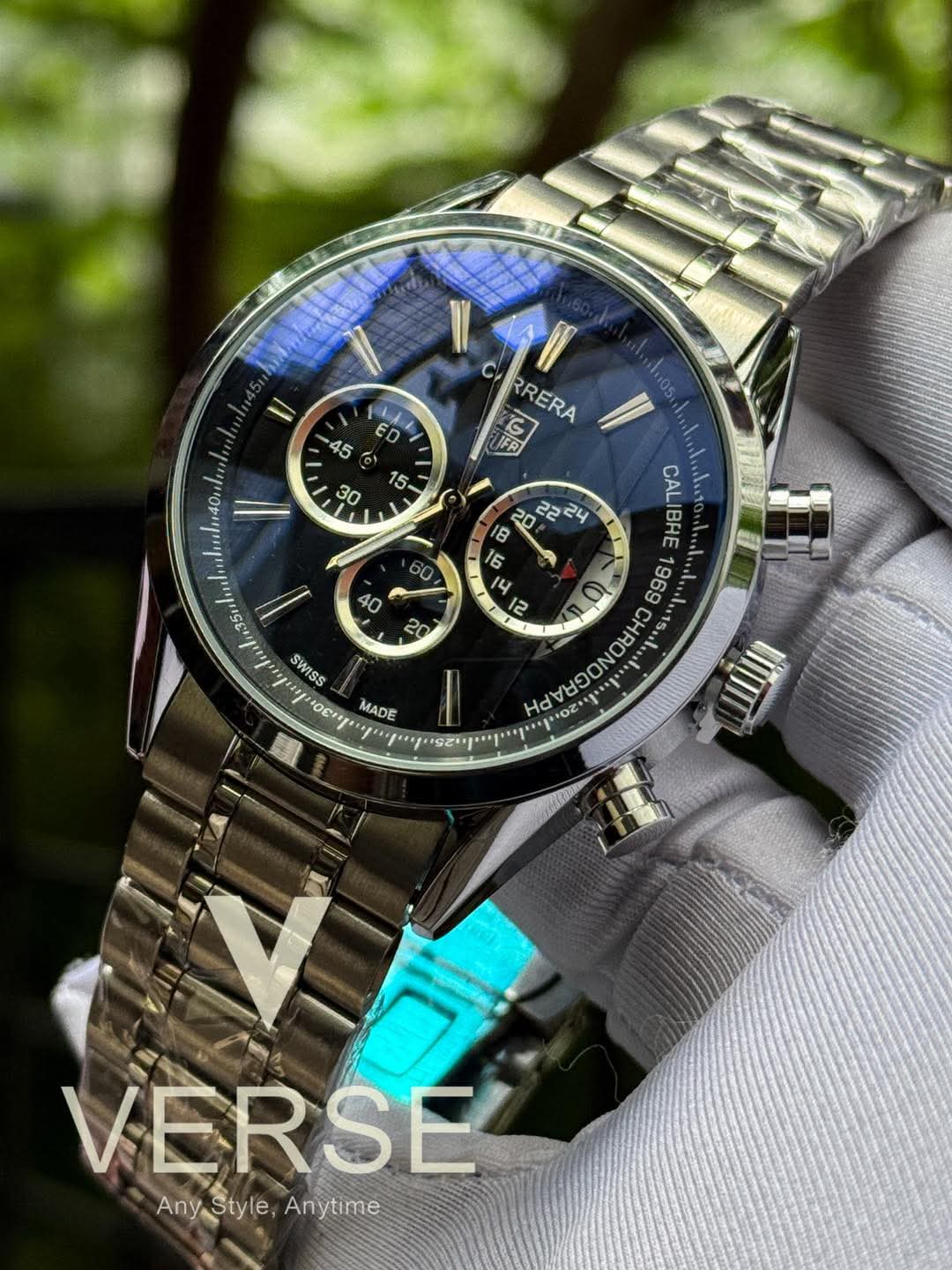 Tag Chain 1969 Full Silver Blue Dial