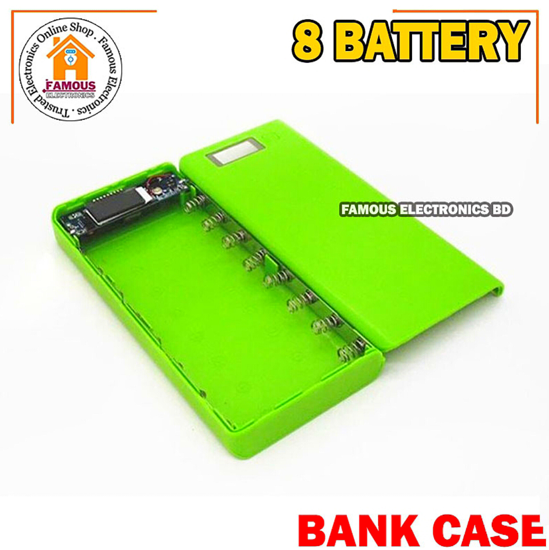 Power Bank Case 20000 mAh Rechargeable Batteries 8 Li-battery battery Power Bank Case_img_3