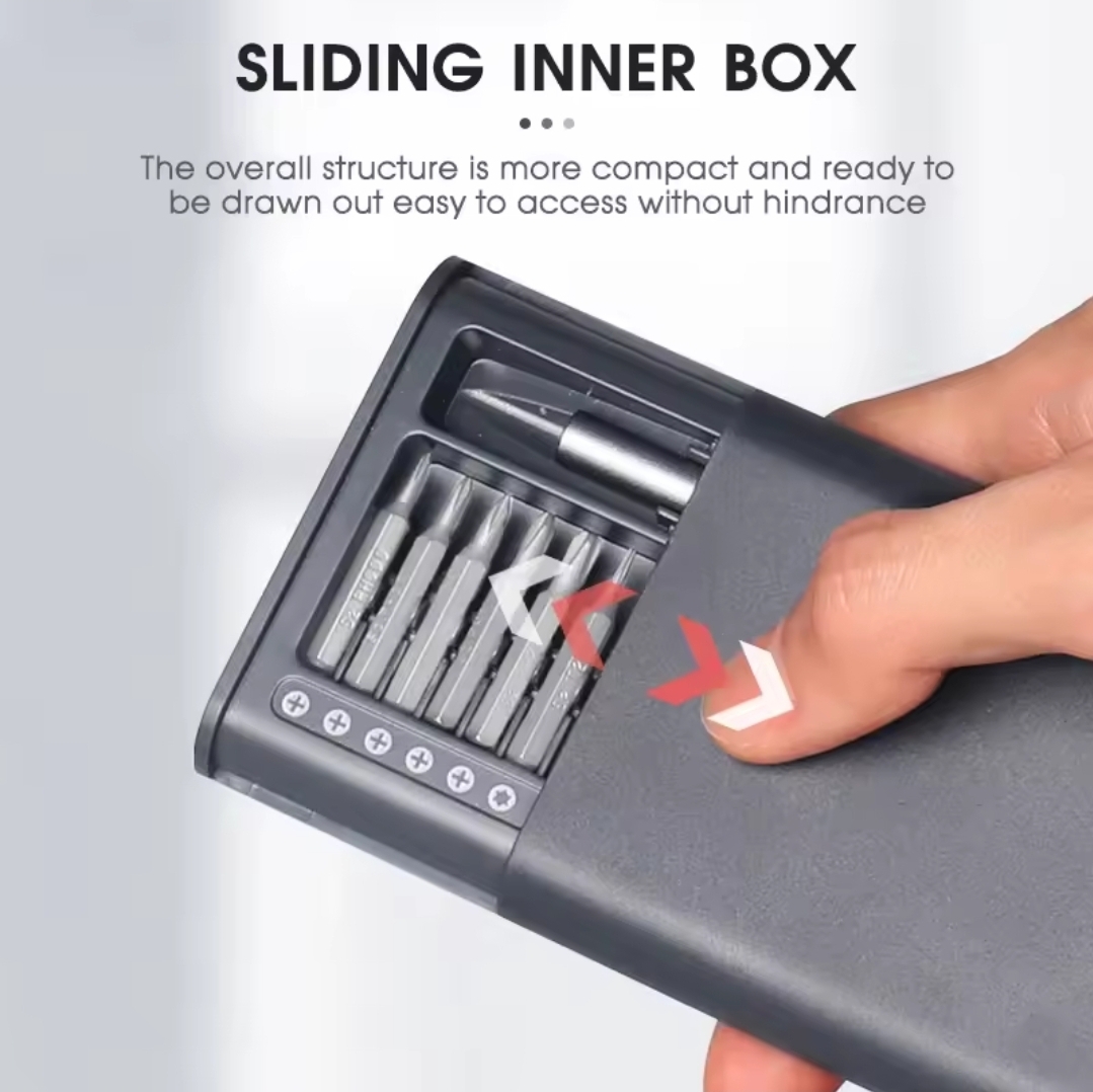 24 in 1 Magnetic Precision Screwdriver SetMultifunction Repair Tool Kit for Electronics & Home Appliances_img_1