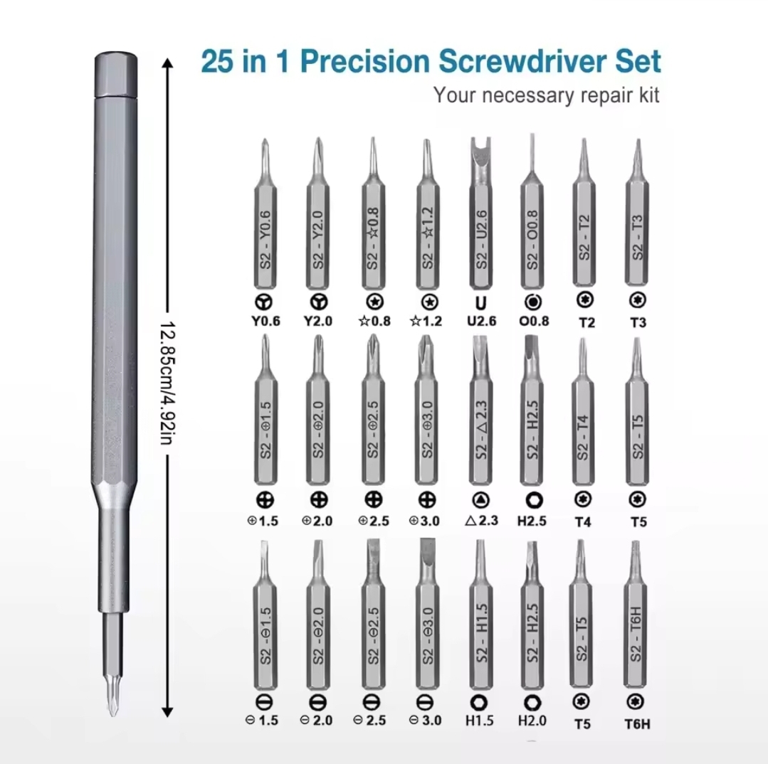24 in 1 Magnetic Precision Screwdriver SetMultifunction Repair Tool Kit for Electronics & Home Appliances_img_2