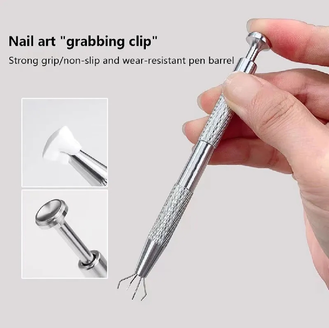 Precision Metal Claw Pickup Tool | 4-Claw Grabber for Small Parts, Jewelry, DIY & Electronics