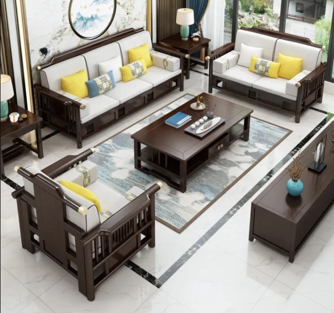 Premium Mahogany Royal Sofa Set – WCF-Code-SF-540