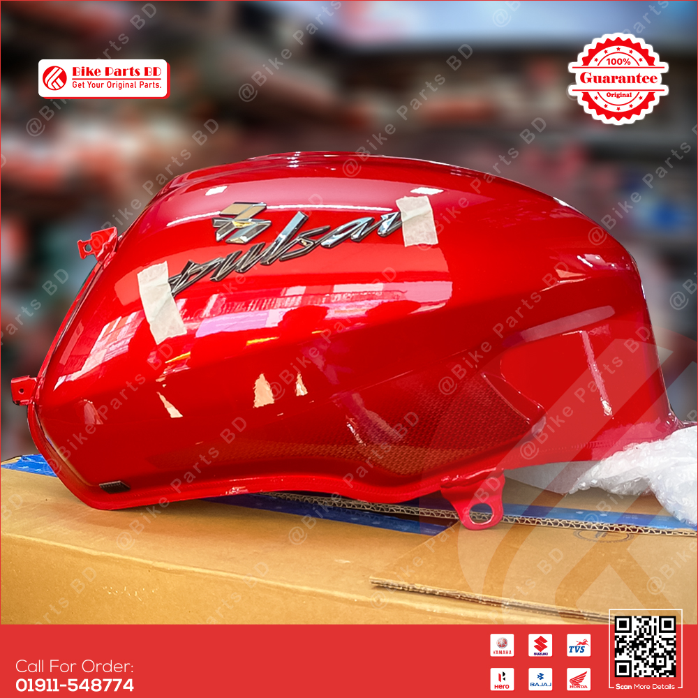 Fuel tank for Bajaj Pulser UG4.5 Red Colour bike._img_2