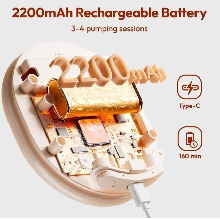 Ncvi Rechargable electric double breastpump. Model-8128_img_1