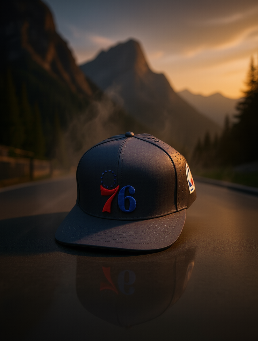 Premium 76 Embroidered Caps – Luxury Streetwear Flat Brim | 4 Unique Colors by Brandz X_img_5