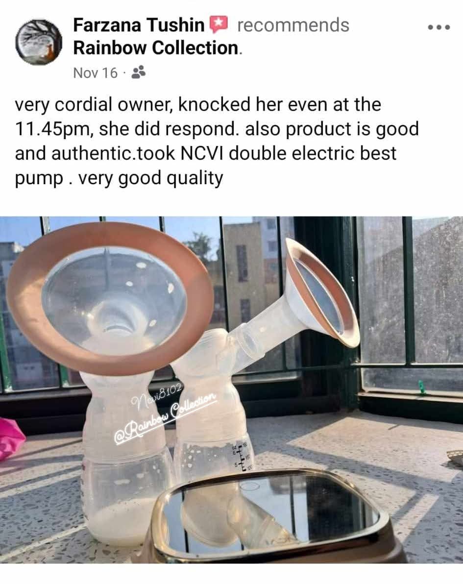 Ncvi Rechargable electric double breastpump.  Model-8102_img_5