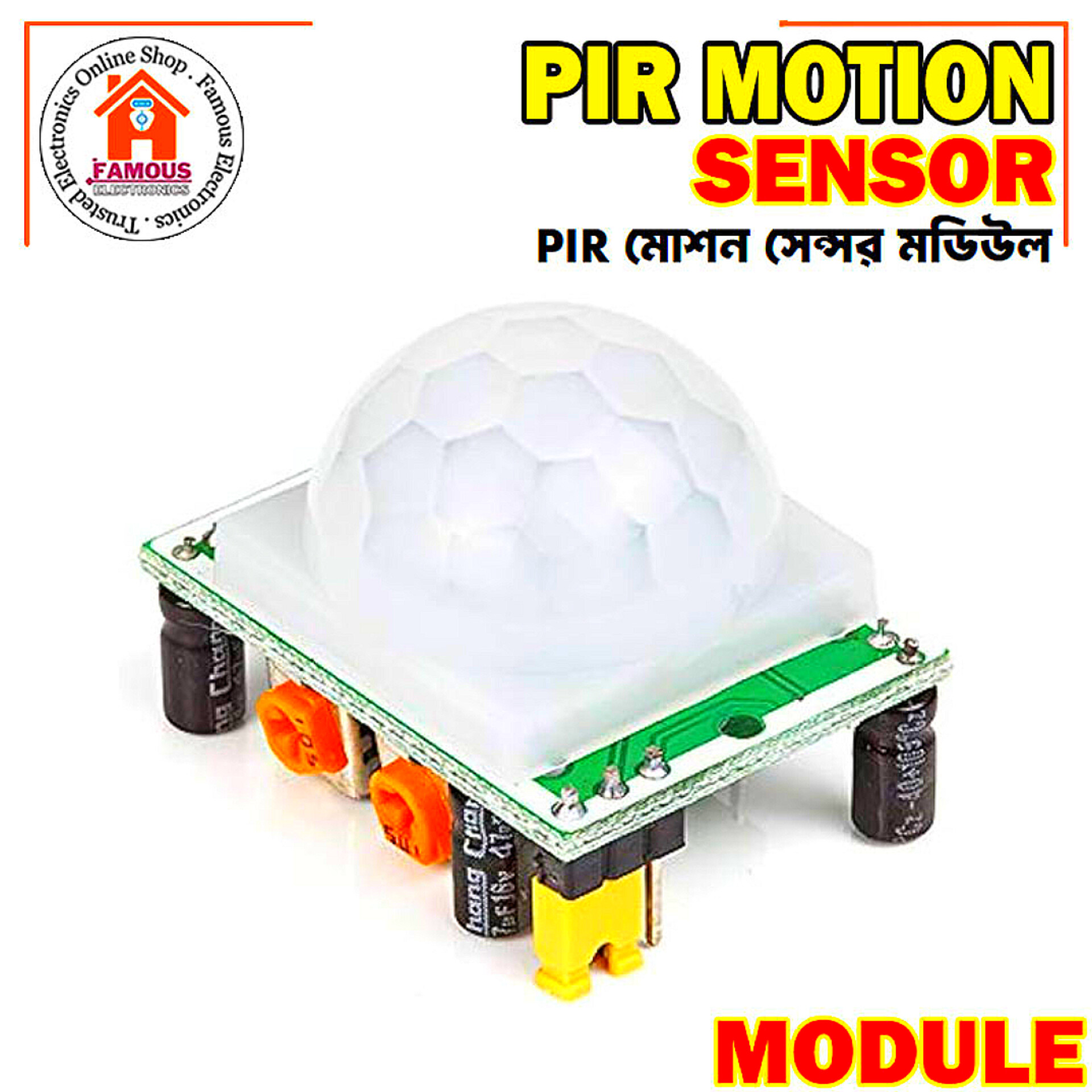 HC-SR501 PIR Motion Sensor Adjust IR Pyroelectric Infrared PIR Motion Sensor for Arduino and other Projects