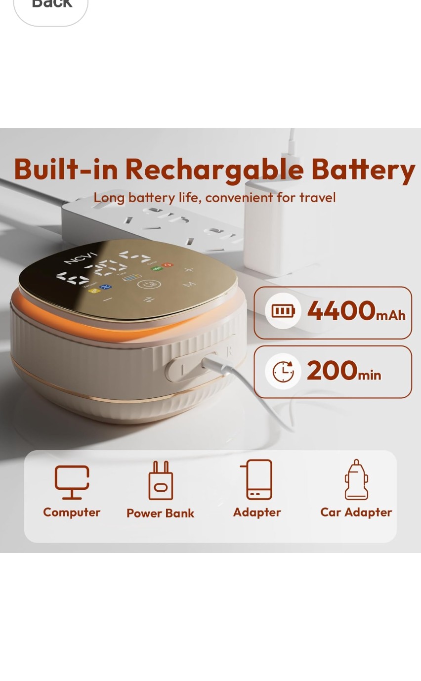 Ncvi Rechargable electric double breastpump.  Model- 8116_img_10