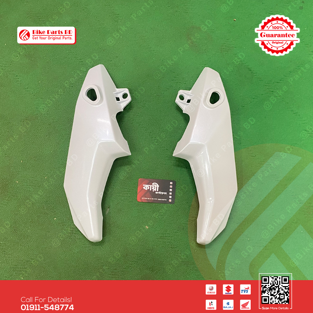 Air Guide Kan (White) for Yamaha Fazer V1 bike._img_0