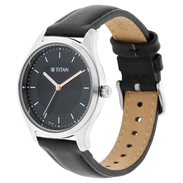 TITAN Women’s Leather Strap Analog Watch - 2639SL01_img_1