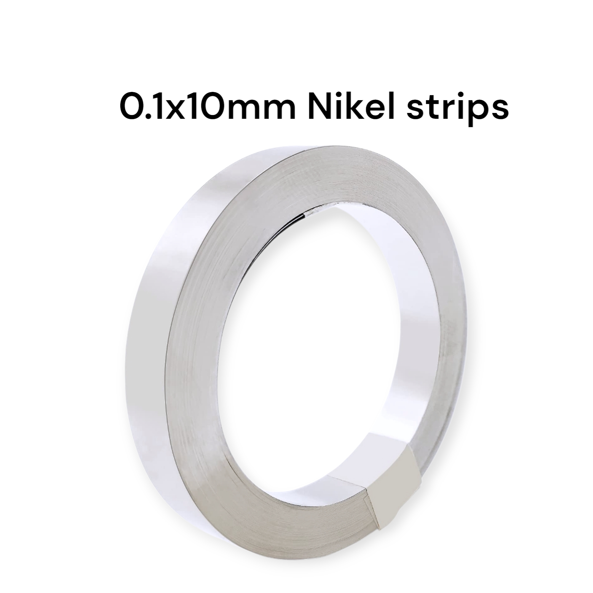 1ft 0.1×10mm Pure Nickel Strip | High-Quality Spot Welding Strip for Battery Pack