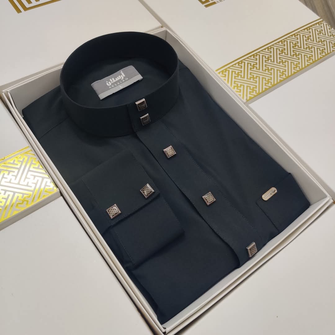 Premium Arabian Jubba Collar - Black_img_0