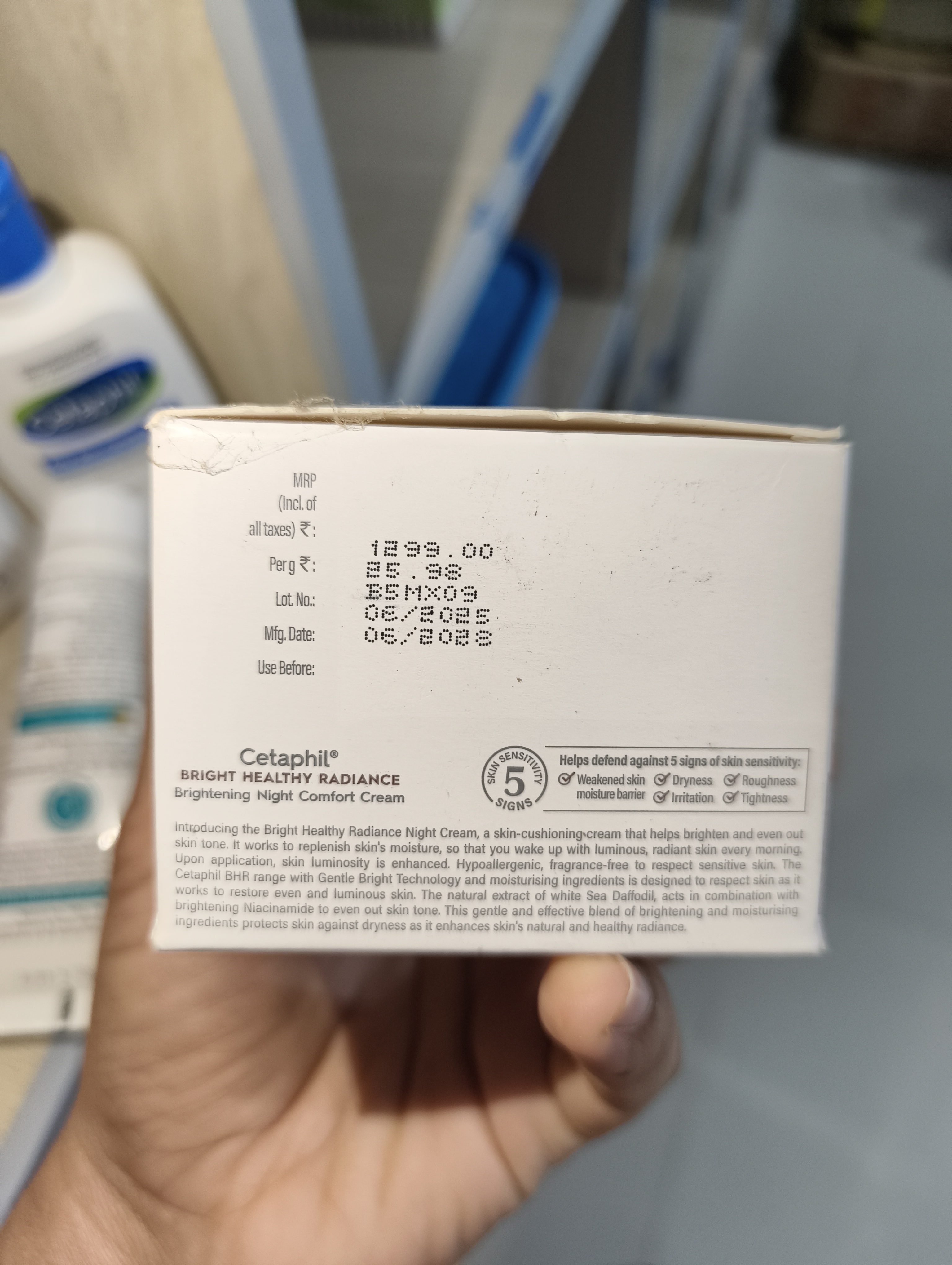 Cetaphil Healthy Radiance Brightening Night Comfort Cream - 50g_img_1