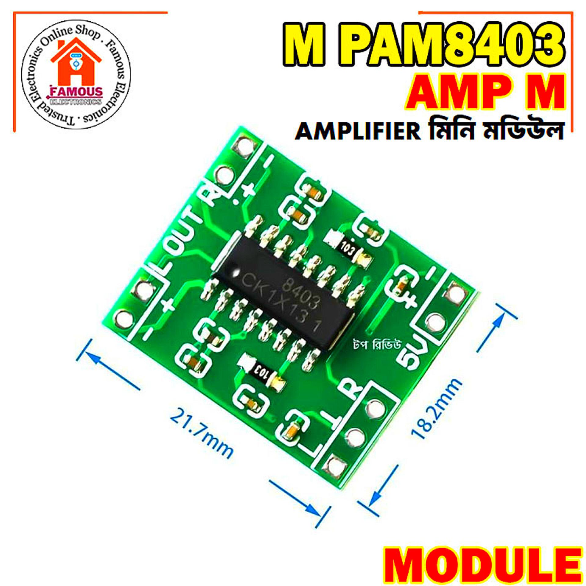 PAM8403 Digital Amplifier 3W Dual Channel_img_1