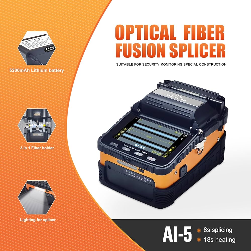 Signal Fire AI-5 Optical Fiber Fusion Splicer