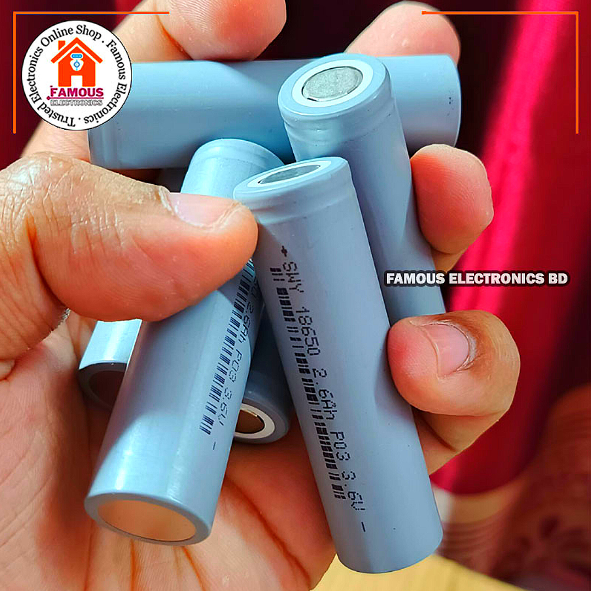 2600mAh Band New SWY 18650 3.6V Rechargeable Lithium-ion Battery_img_2