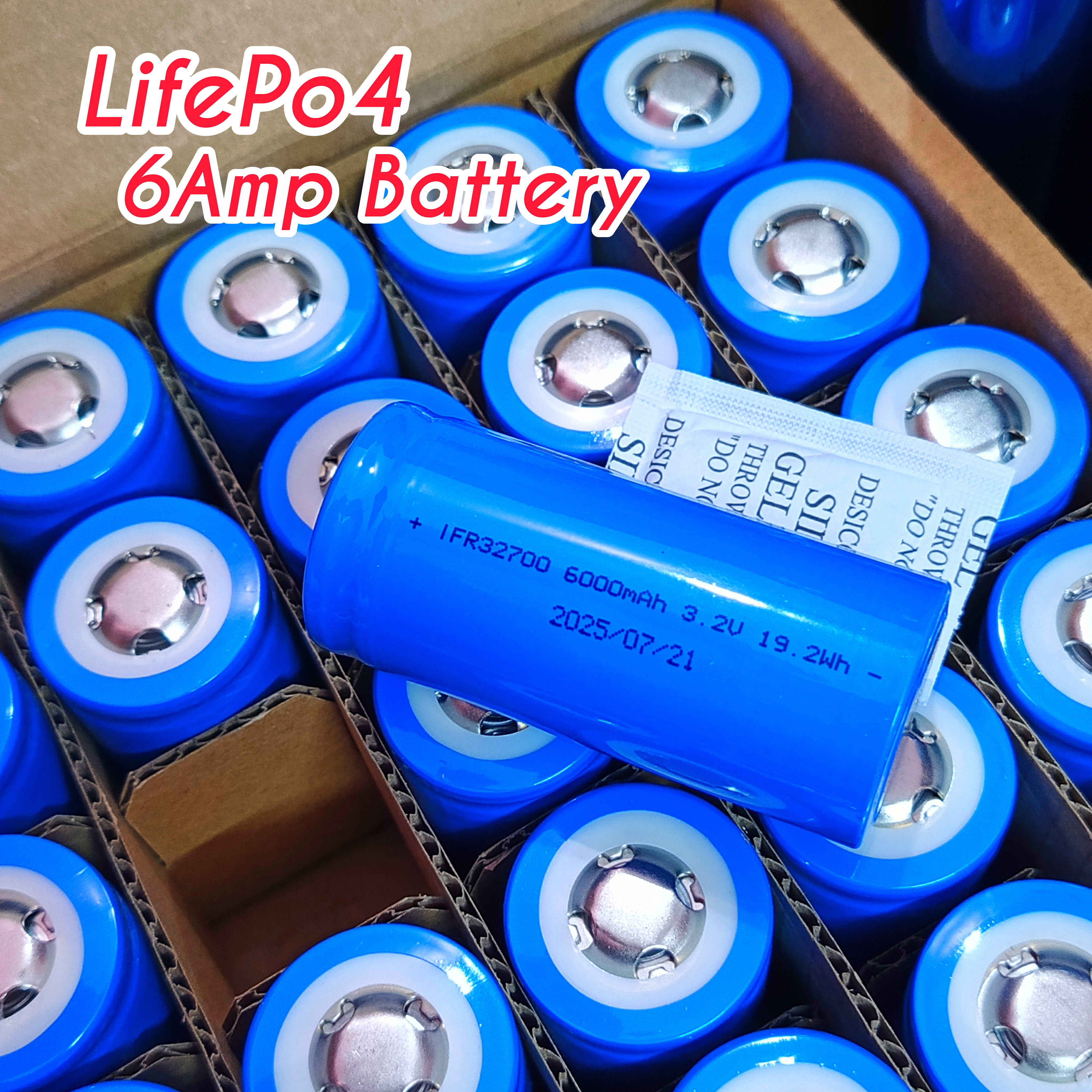 1PCS 32700 Band New Lifepo4 Battery 3.2V 6000mAh_img_3