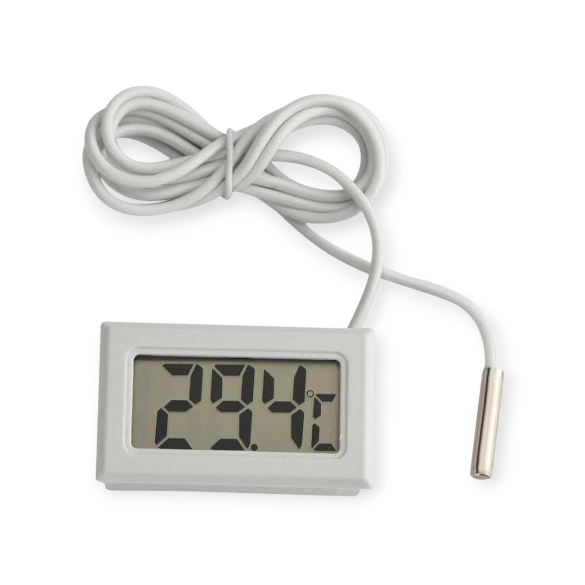 Digital LCD Temperature Meter with External Sensor Probe | -50°C to 110°C Thermometer