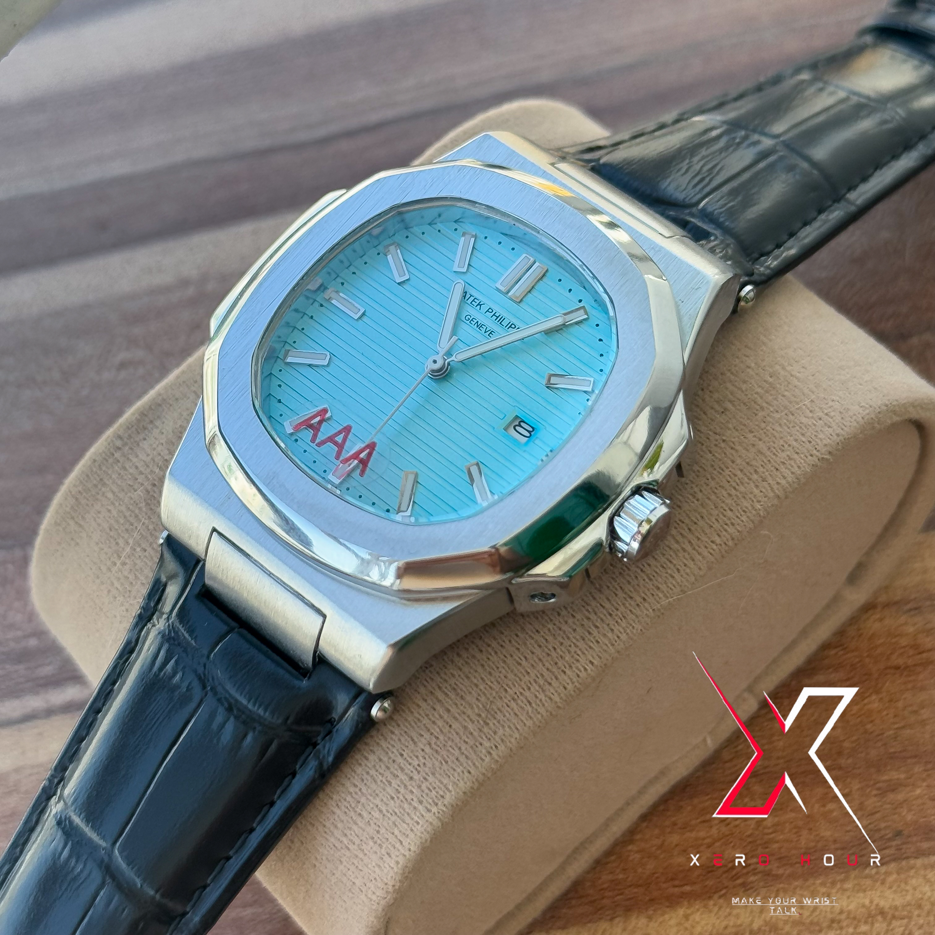 Patek philippe | AA grade | Leather betl | Tiffany Dial_img_6