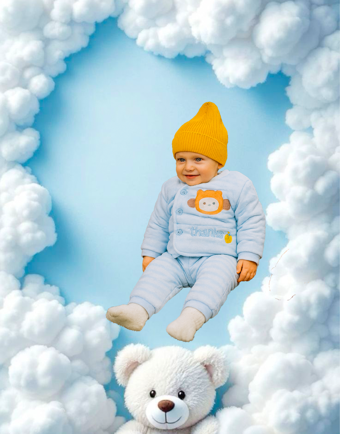 বেবি শীতকালীন থার্মাল প্রিমিয়াম সেট ০– ১২ মাস (২ পিস) - Image 4