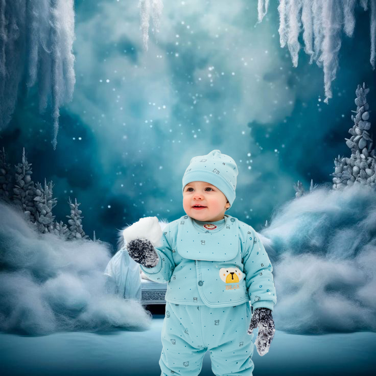 বেবি শীতকালীন থার্মাল প্রিমিয়াম সেট ০– ১২ মাস (৪ পিস) - Image 2