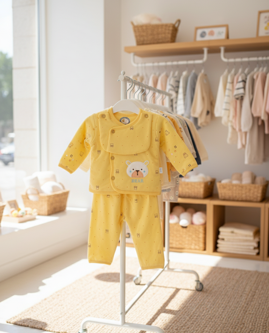 বেবি শীতকালীন থার্মাল প্রিমিয়াম সেট ০– ১২ মাস (৪ পিস) - Image 3