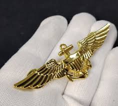 Marine Flying Anchor Brooch