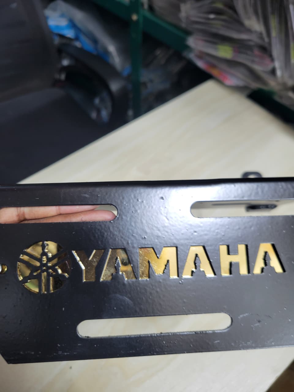 Gixxer Silencer Guard Stainless Steel Box footrest Silencer Cover for motorcycle - Silver_img_1