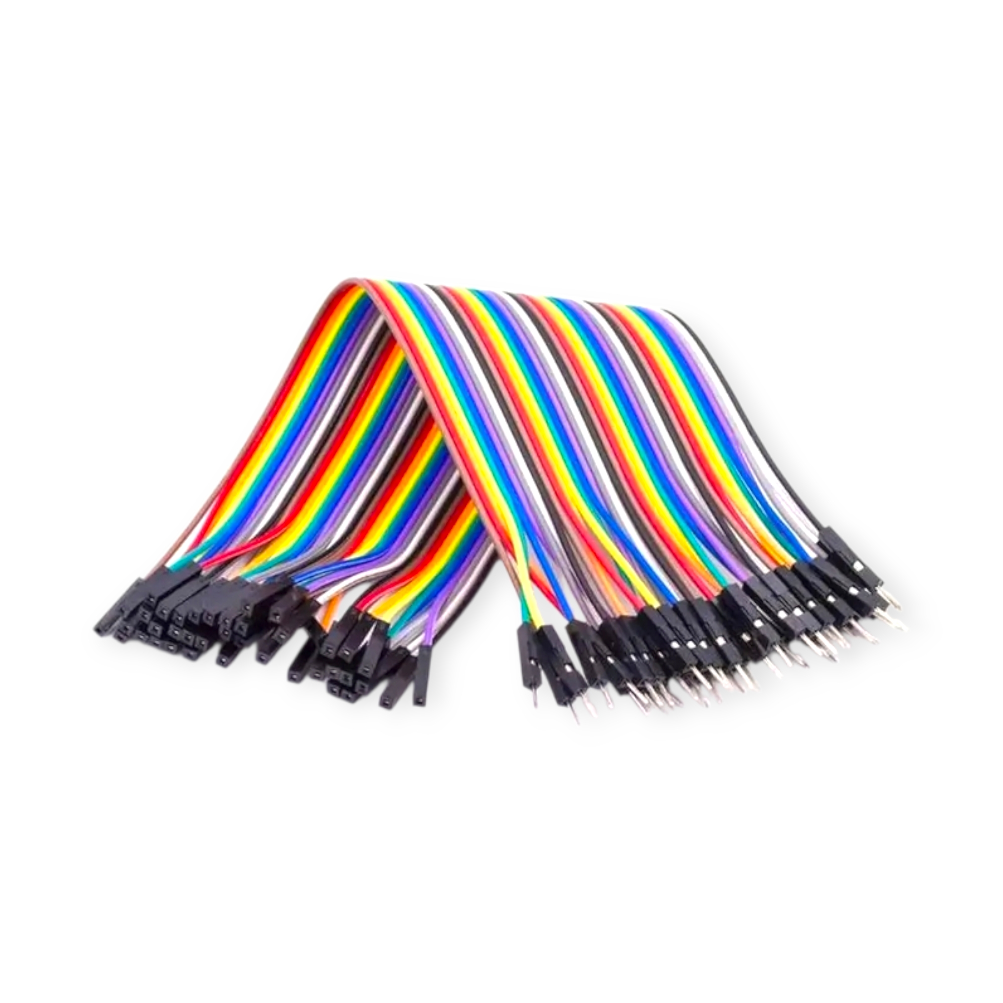 10pcs Male to Female Jumper Wire Set | Multi-Color Dupont Cable for Arduino & DIY Electronics